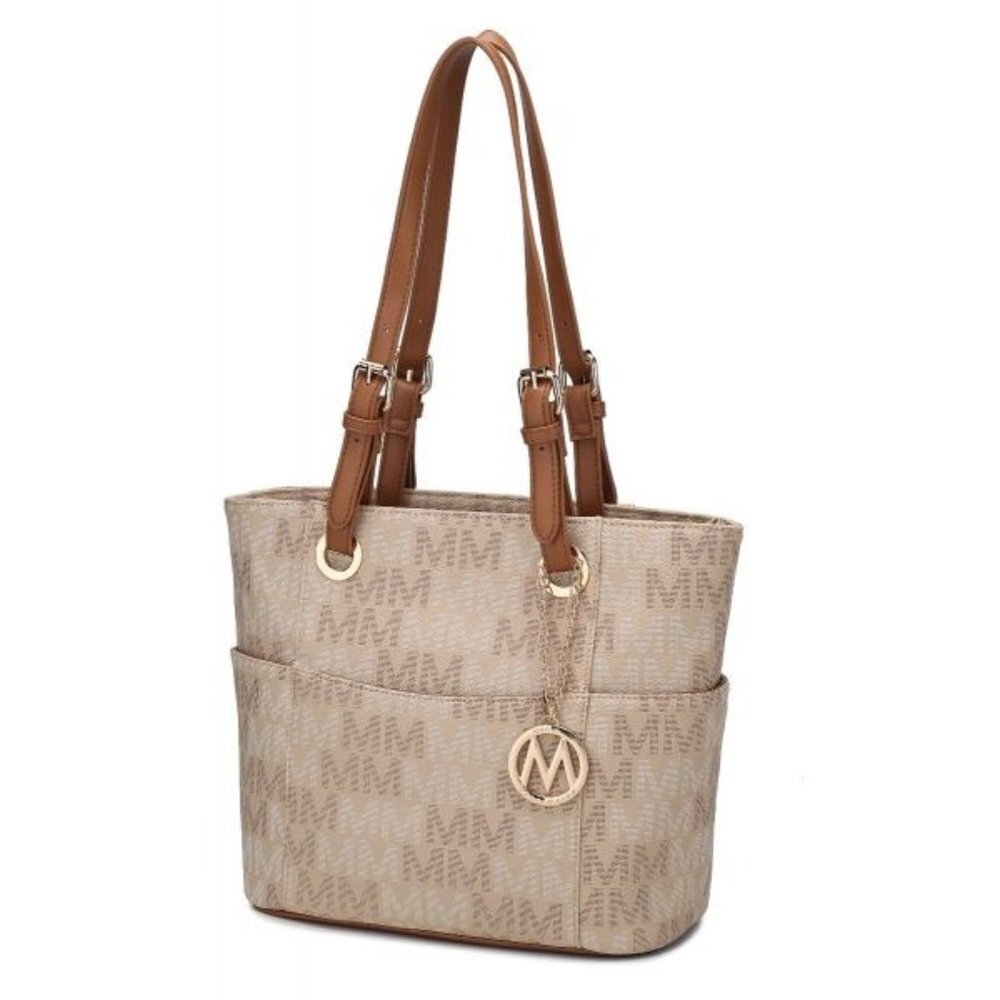 Cavalli Tote with Luxurious Gold-Tone Hardware MKF Collection NWT